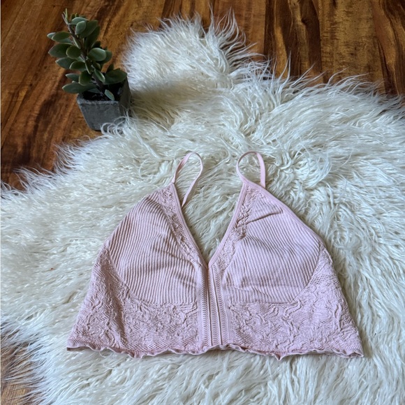 Free People Other - Free People Baby Pink Seamless Bralette